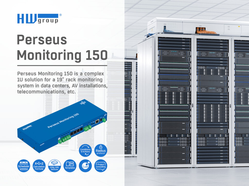 Perseus Monitoring 150 - monitoring dla centrów przetwarzania danych i serwerowni.